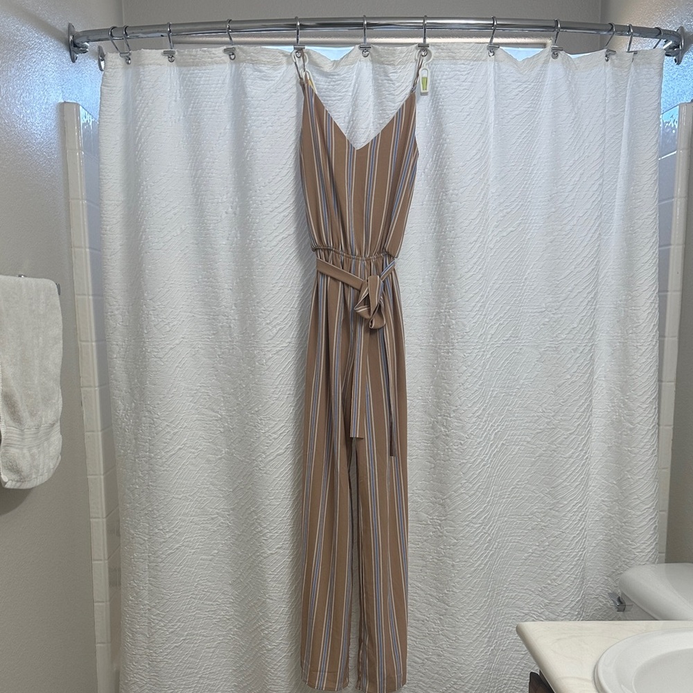 Elegant Striped Jumpsuit